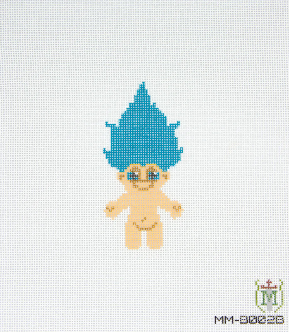 MM-B002B - Blue Hair Troll