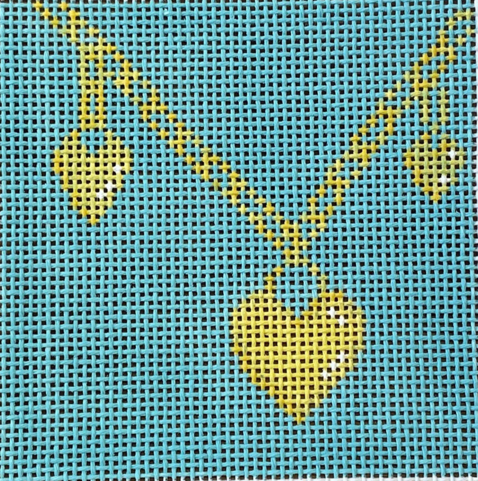 MS54 - Heart Charm - Blue