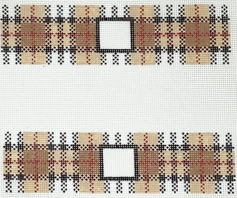 N-03 - Brown Plaid (Set of 2)