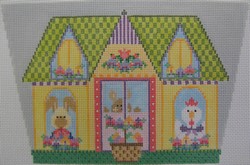 ND605E - Bunny House Basket Front