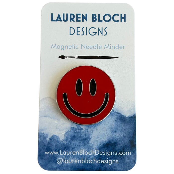 NM-08 - Smiley Face Needle Minder - Red