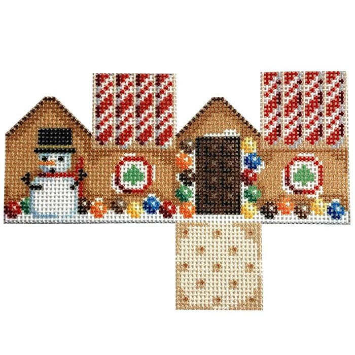 NTG TS398 - Marshmallow Snowman Mini Cottage