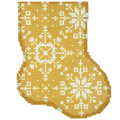 NTG TS513GL - Gold Snowflake Mini Sock