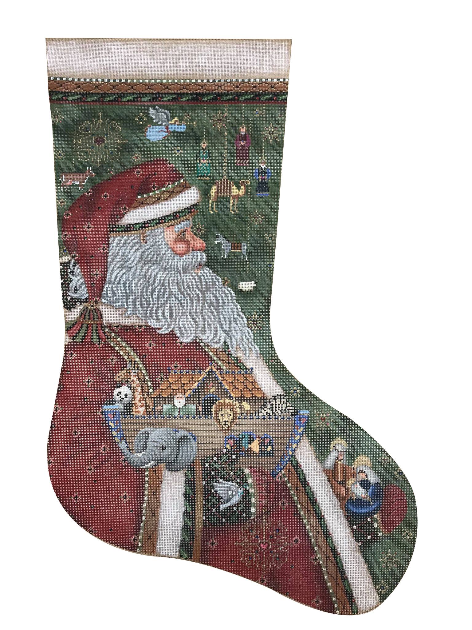 TTAXS380 - Santa's Ark and Nativity Stocking - 18 Mesh