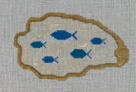 O-28 - School of Fish Oyster Shell