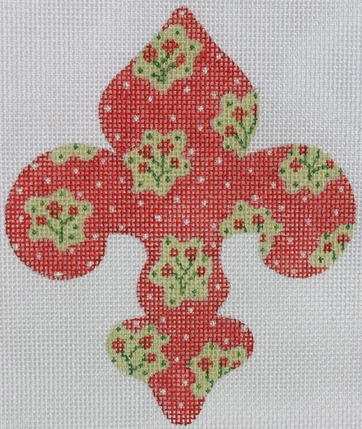 OM-74 - Mini Fleur-de-Lis - Provencal Floral Posies (Retiring)