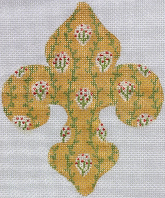 OM-76 - Mini Fleur-de-Lis - Provencal Posies and Vines (Retiring)