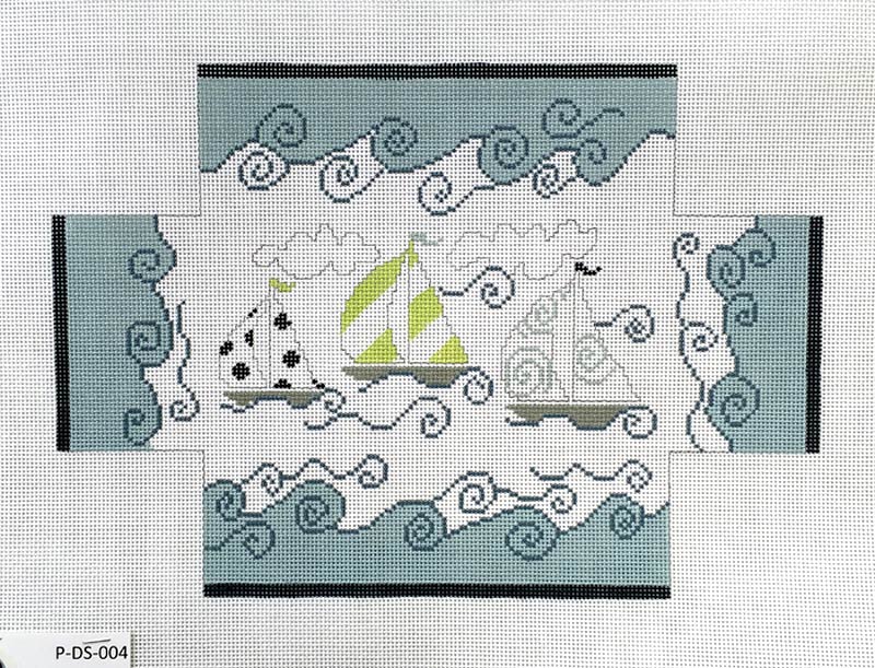P-DS-004 - Sailboats Doorstop