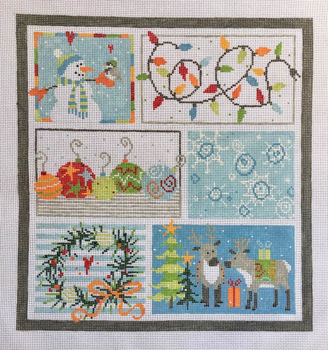 P-SI-010 - Christmas Six with Stitch Guide Available