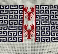 KK-P201 - Lobster Clutch - Navy Keys