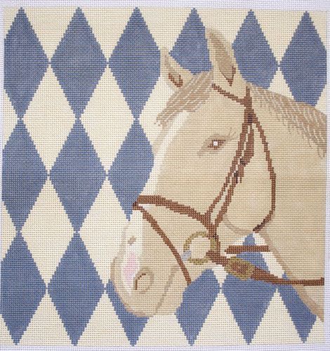PIL209 - Argyle Horse Pillow
