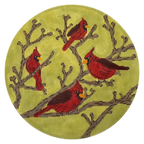 PIL243 - Round Cardinal Pillow