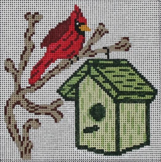 PIL272 - Woodland Birdhouse Pillow