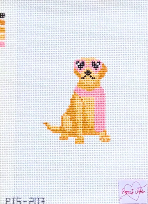PJS-203 - Mini Fab Pup, Yellow Lab