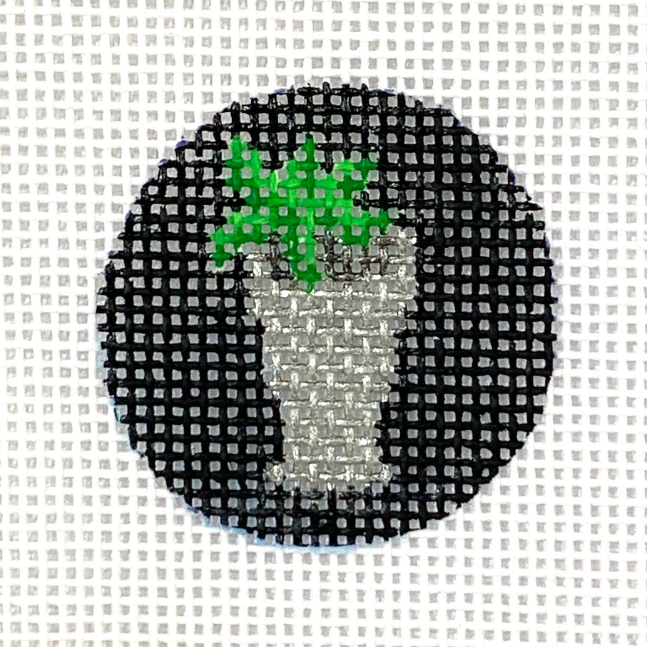PKR-43 - Mint Julep on Black Key Ring Insert
