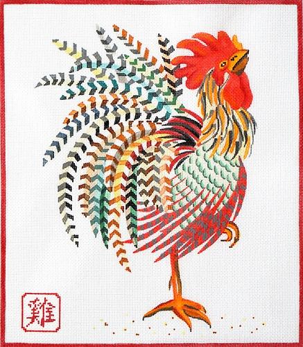 PL-398 - Year of the Rooster with Chinese Character for "Rooster"