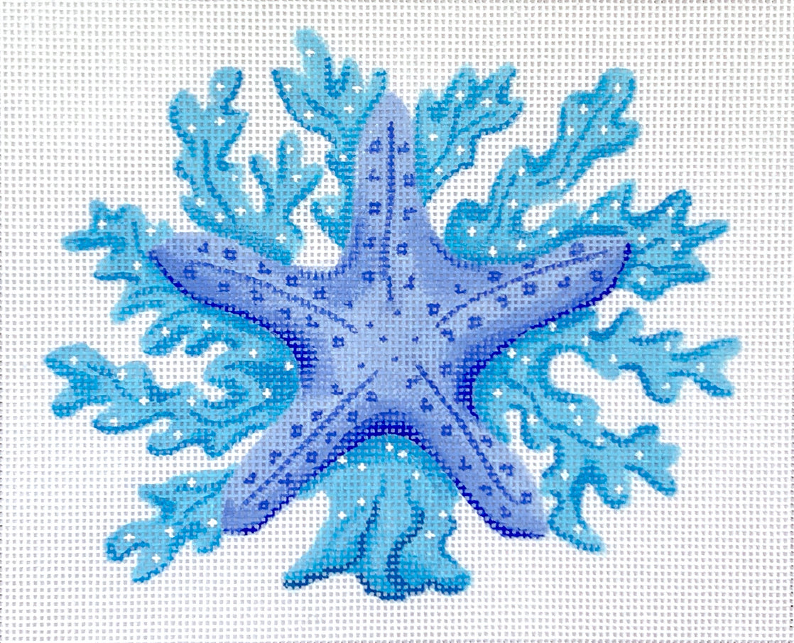 PL-516 - Starfish with Coral - All Colors Blue