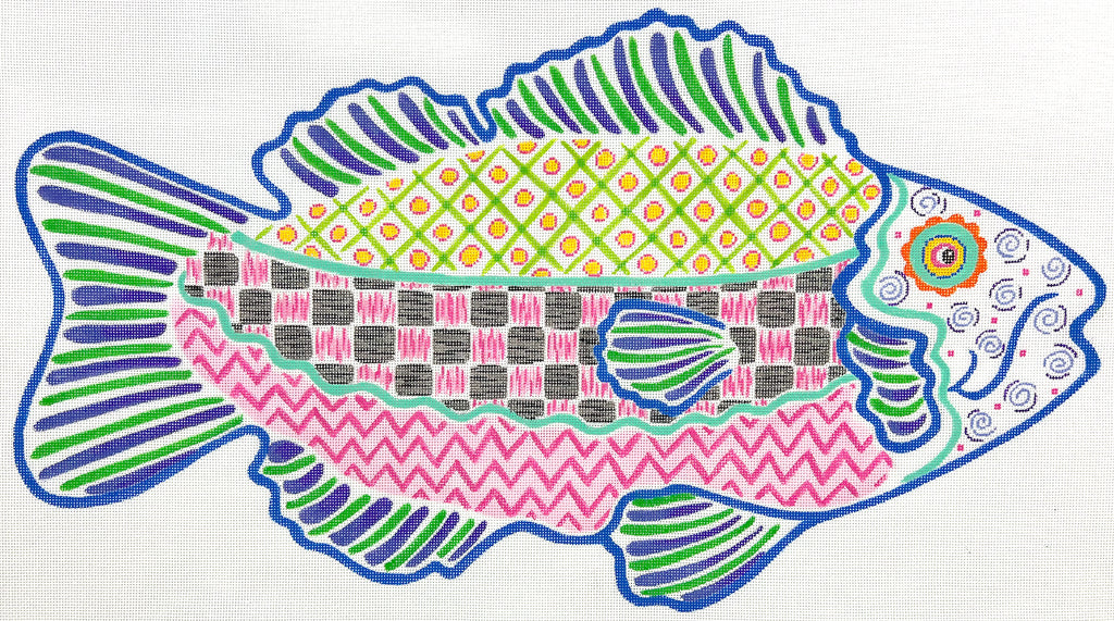 PL-585 - Funky Fish #1 (Facing Right - 13 CT)