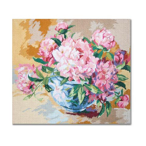 KDS-PL13 -  Peonies in a Bowl