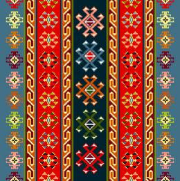 PO106A - Medallion Stripe