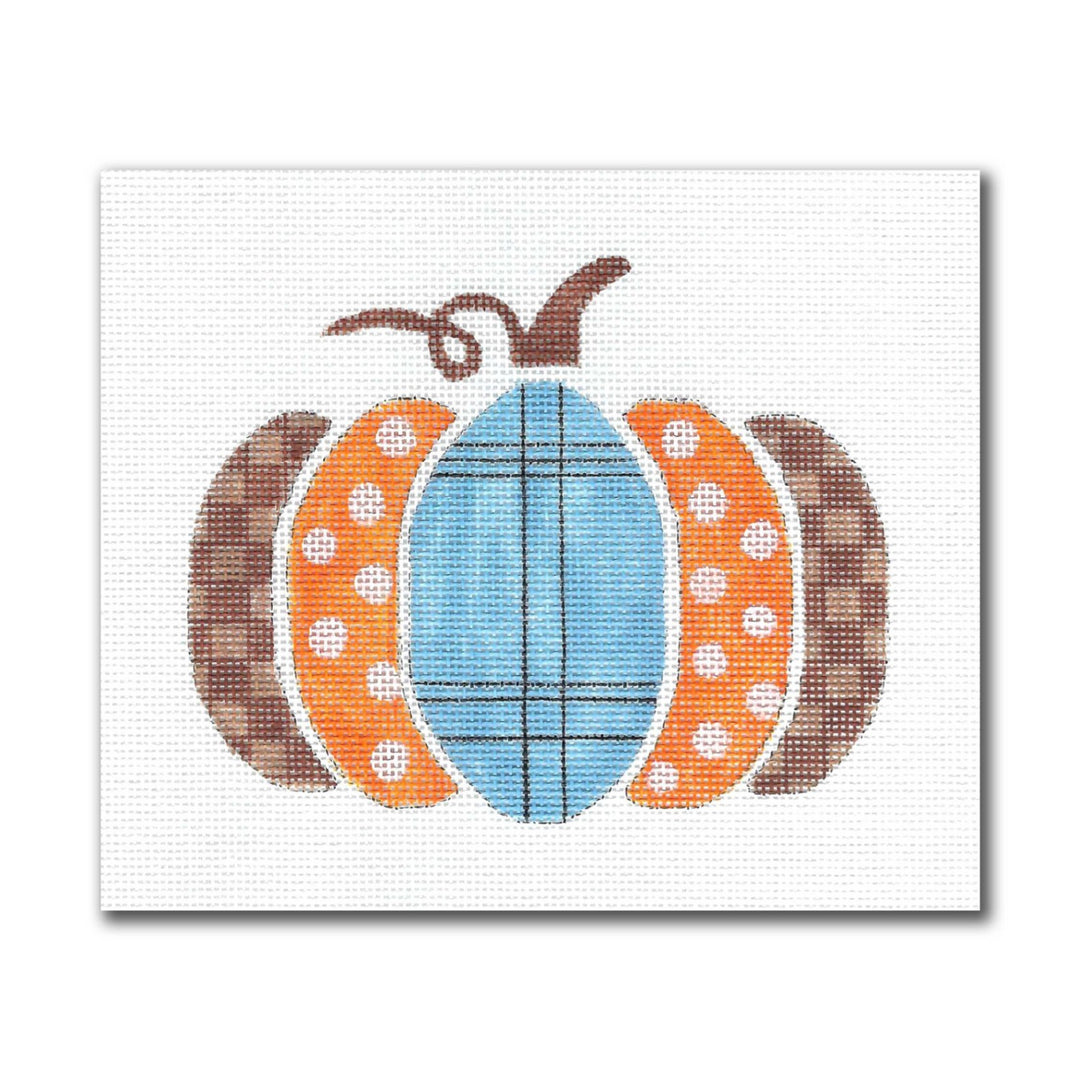 PP-PL02 - Pumpkin with Blue Center