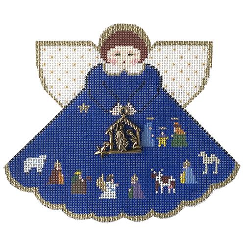 PP974 - Angel: Nativity (Royal Blue)