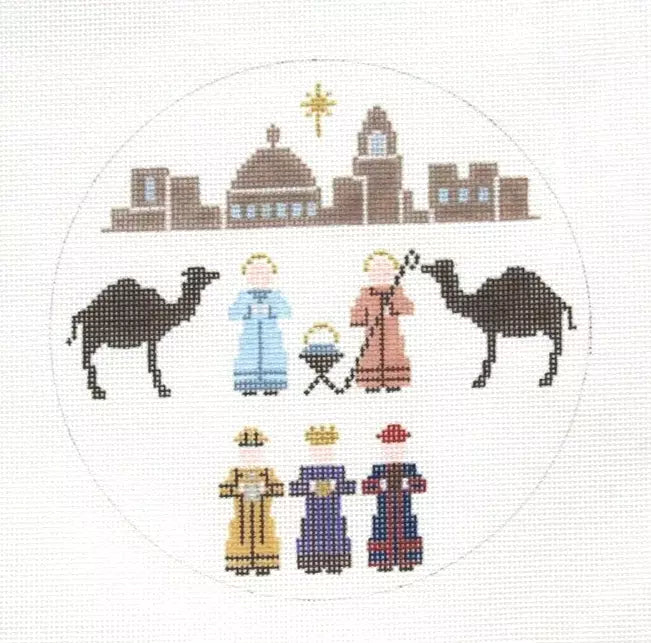 PT674: Christmas: Bethlehem Nativity Round