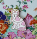 Pink Staffordshire Needle Minder