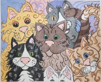 R1215 - Cat Crowd