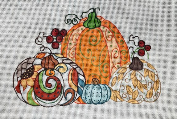 R1233 - Decorative Pumpkin Quad