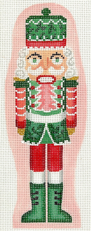 RH-OM-01 - Pink and Green Nutcracker