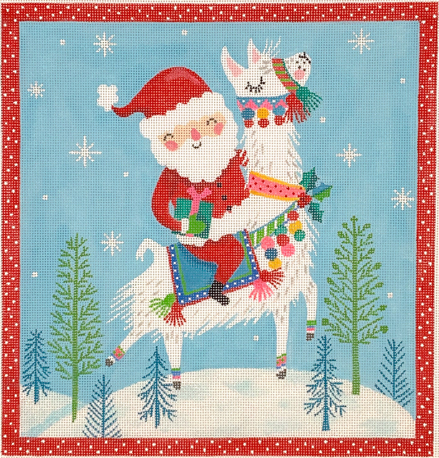 RJ-PL-03 - Santa Dashing Through the Snow on a Llama