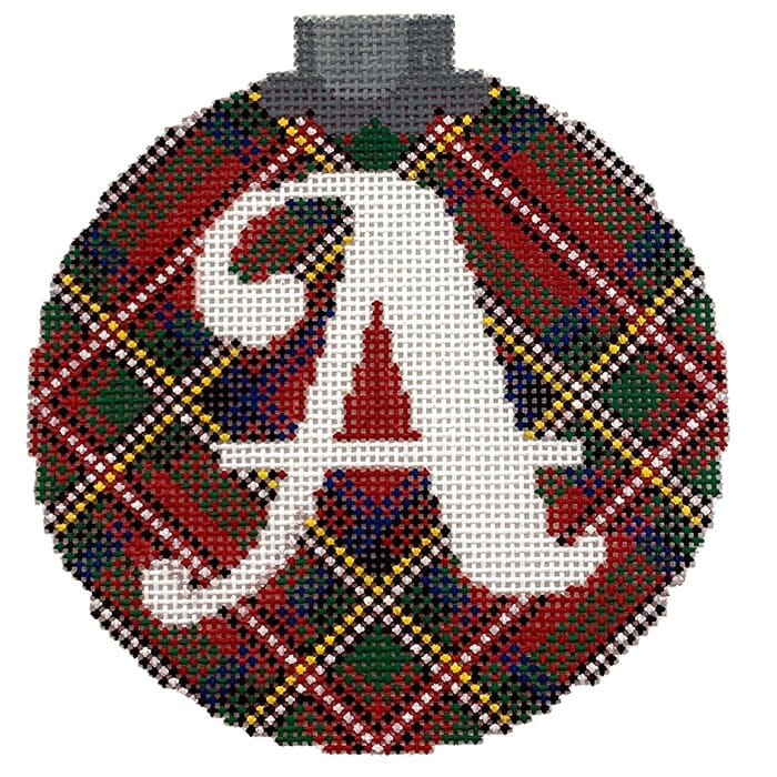CO26A A - Royal Stewart Plaid with Letter A
