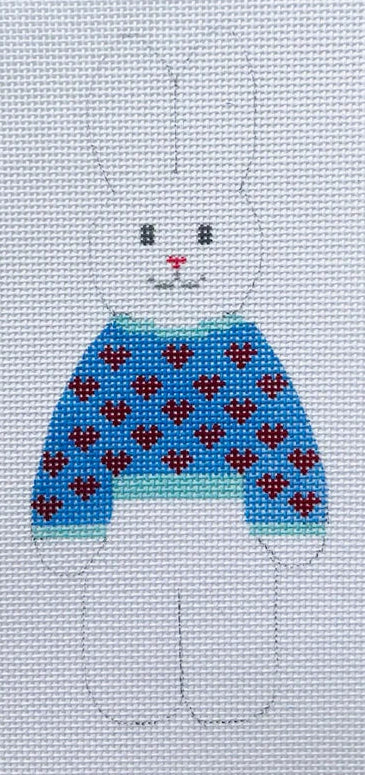 SI225B - Heart Sweater Bunny