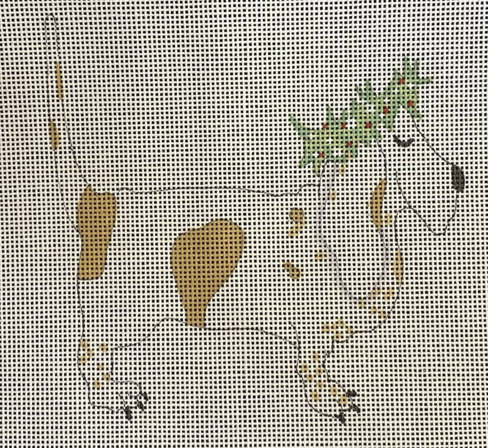 SF52 - Festive Hound Wreath