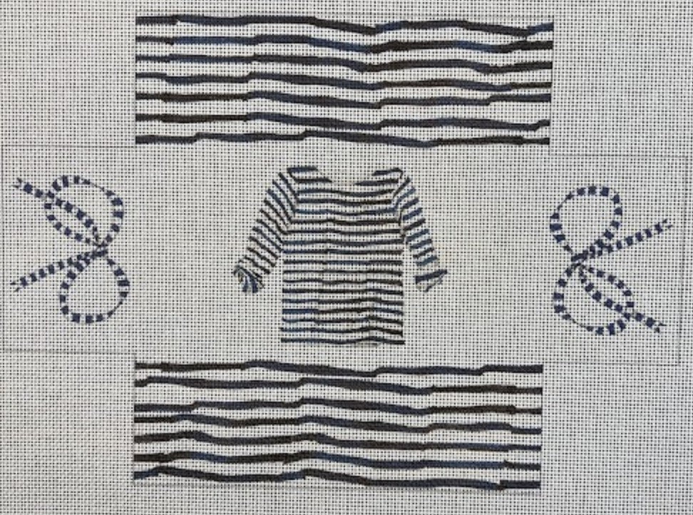 SF76 - Striped Shirt with Stripes and Bows