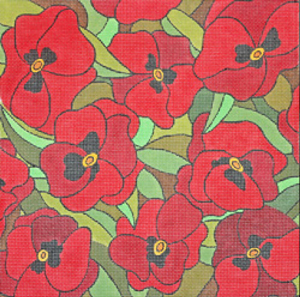 SG304 - Scarlet Pansies