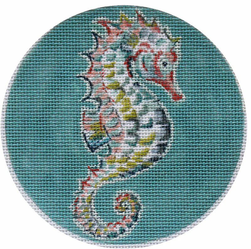 SH1828 - Ornaments - By the Sea: Seahorse on Aqua