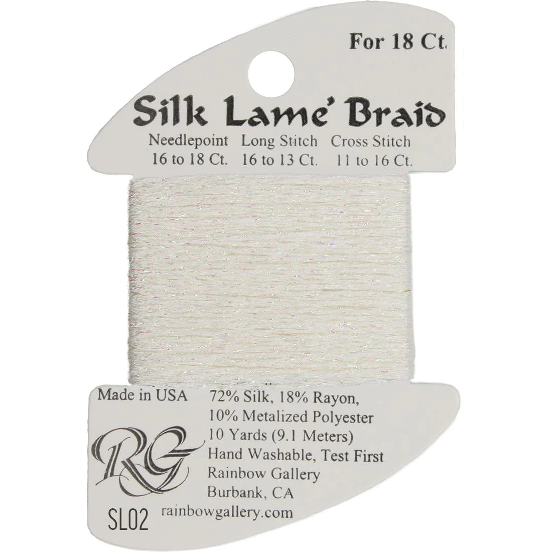 Silk Lame Braid 18 CT (SL01 - SL99)