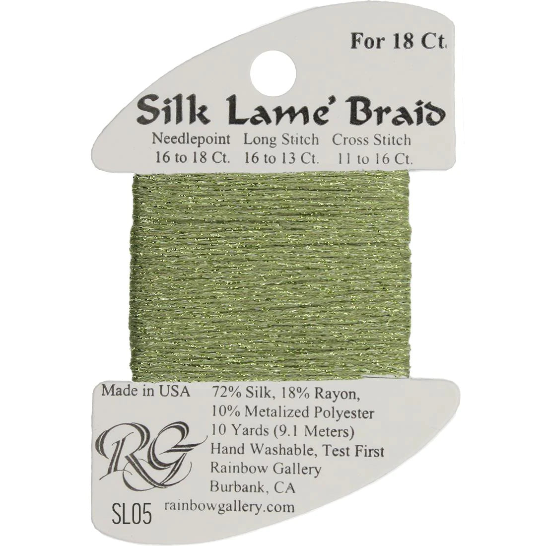 Silk Lame Braid 18 CT (SL01 - SL99)