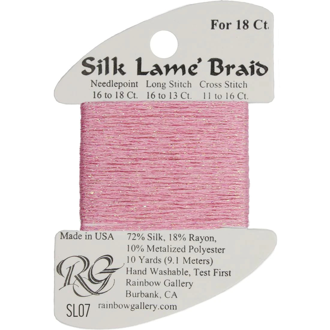 Silk Lame Braid 18 CT (SL01 - SL99)