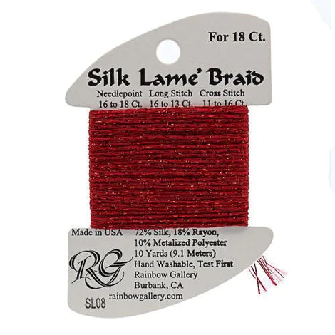 Silk Lame Braid 18 CT (SL01 - SL99)