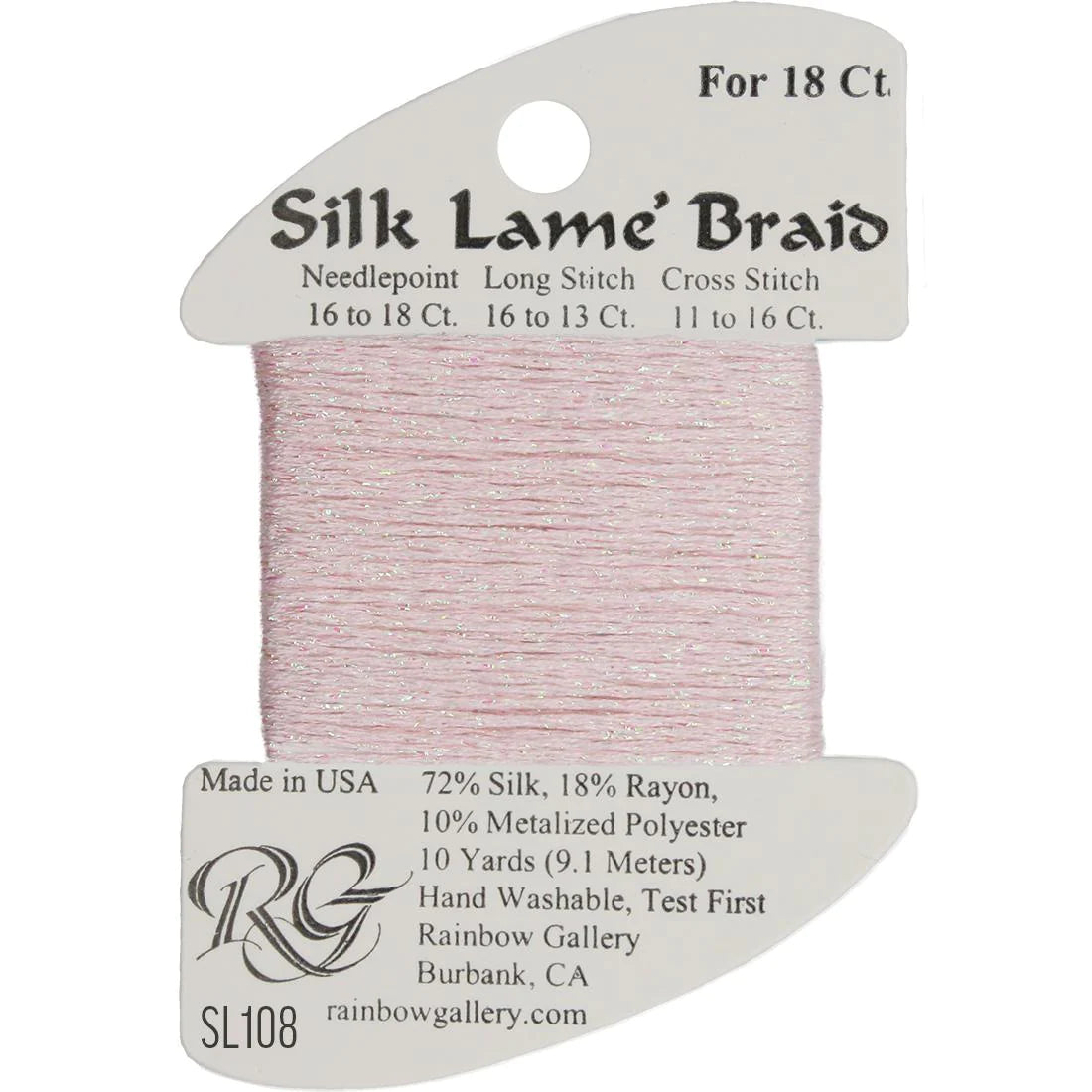 Silk Lame Braid 18 CT (SL100 - SL199)