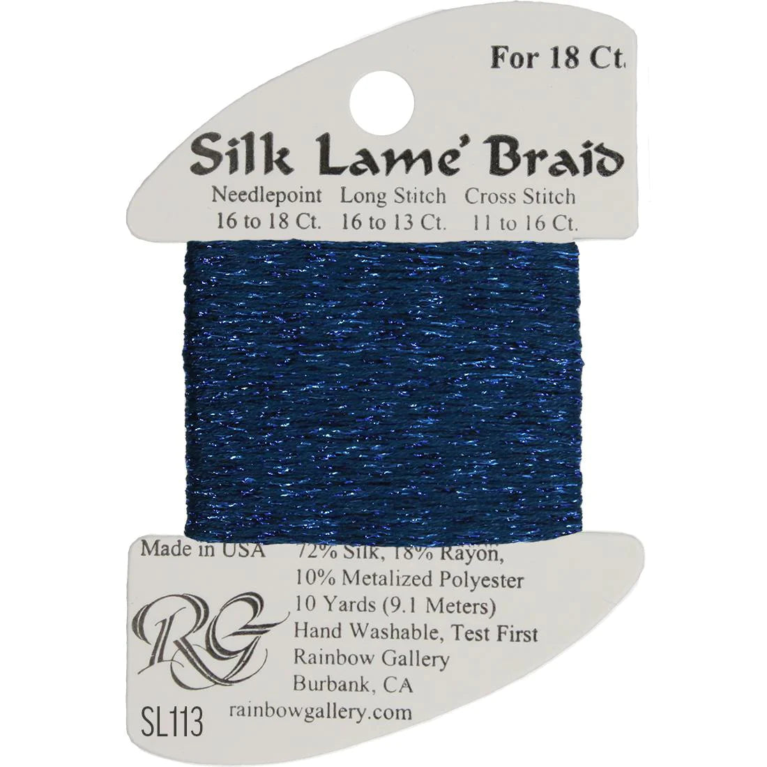 Silk Lame Braid 18 CT (SL100 - SL199)