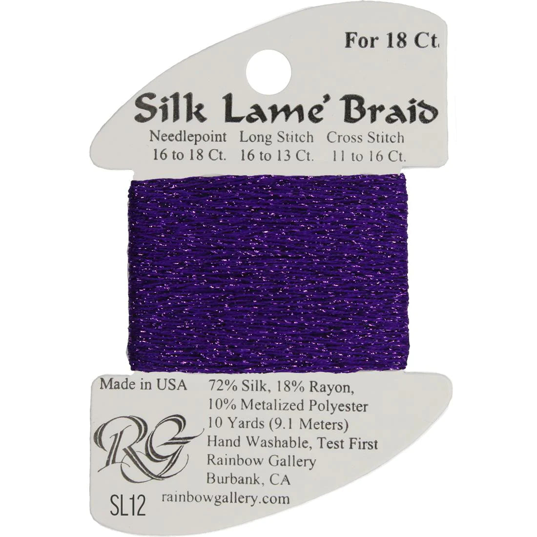 Silk Lame Braid 18 CT (SL01 - SL99)