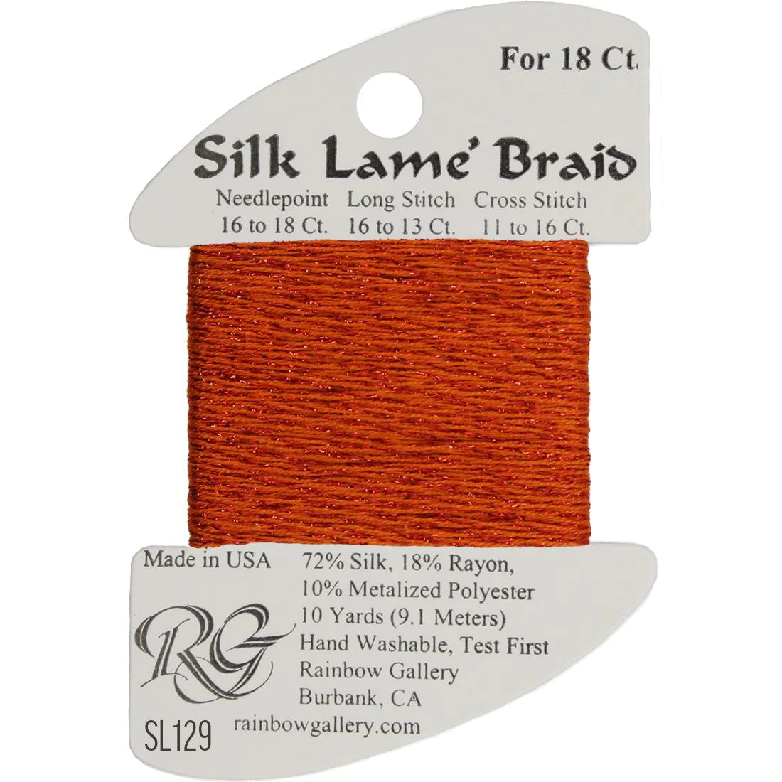 Silk Lame Braid 18 CT (SL100 - SL199)