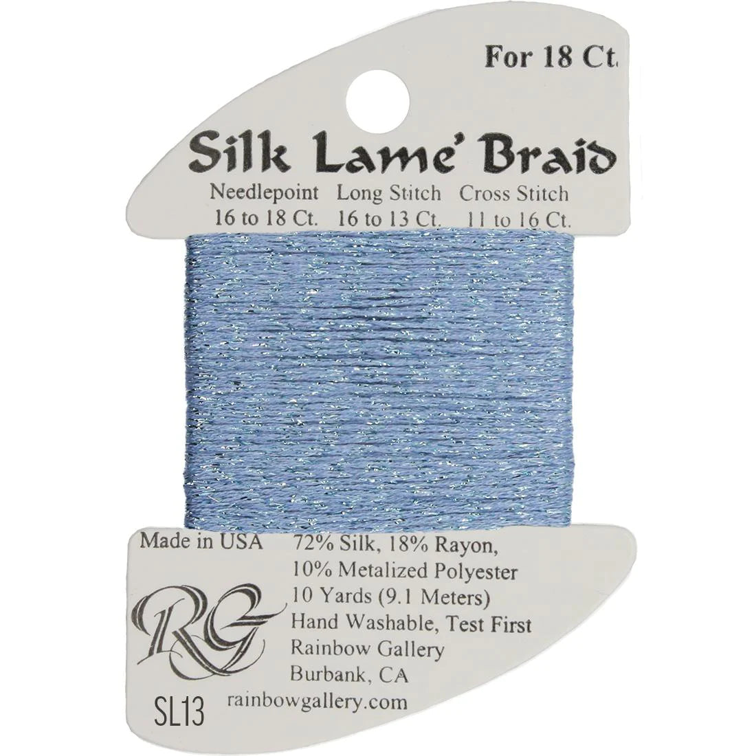 Silk Lame Braid 18 CT (SL01 - SL99)