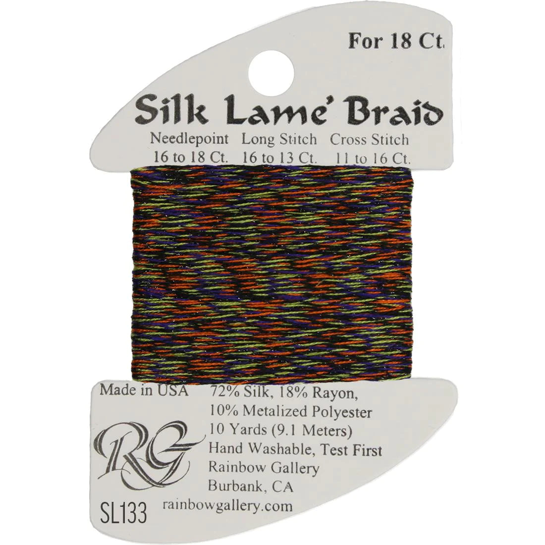 Silk Lame Braid 18 CT (SL100 - SL199)