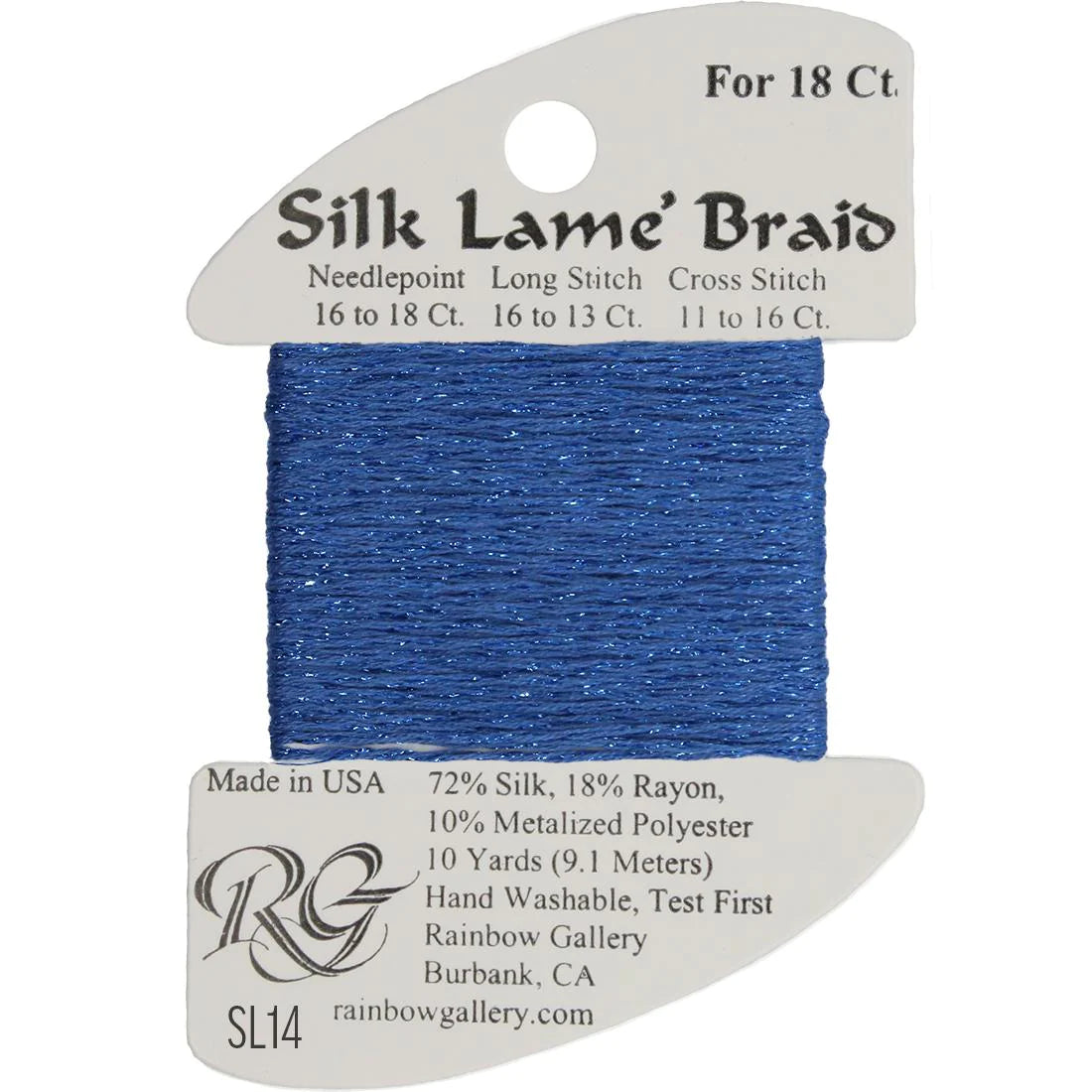 Silk Lame Braid 18 CT (SL01 - SL99)