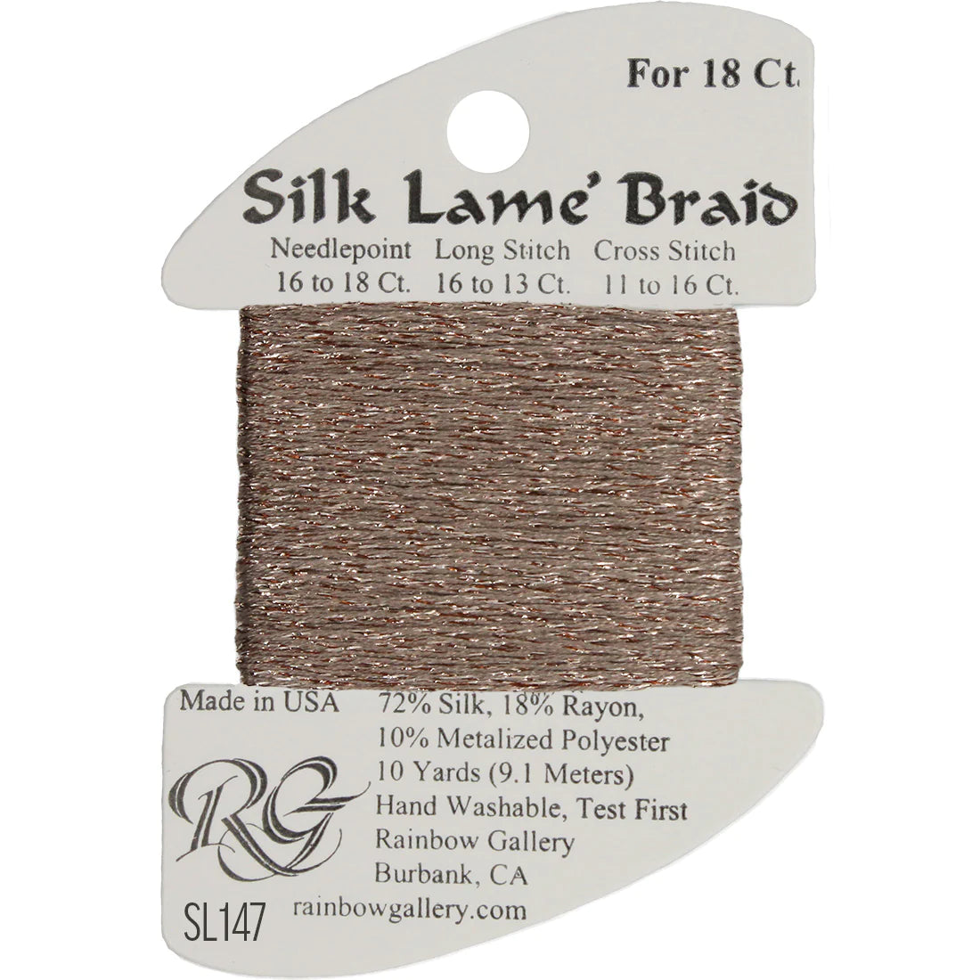 Silk Lame Braid 18 CT (SL100 - SL199)